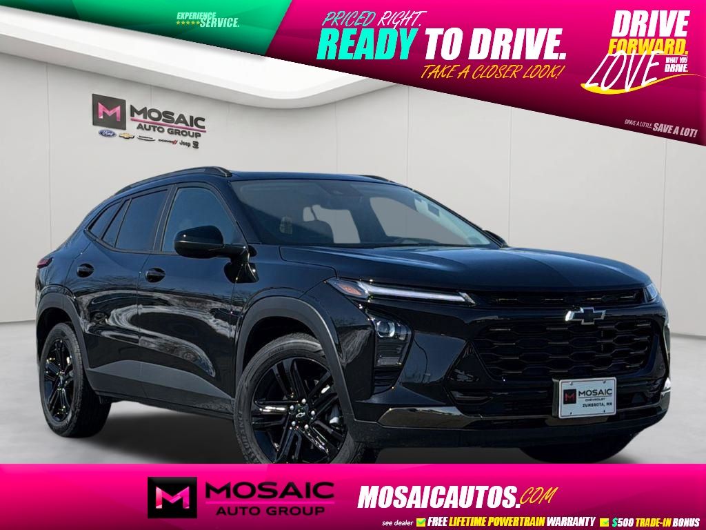 Mosaic Black Metallic 2025 Chevrolet Trax Activ FWD SUV / Crossover Front-Wheel Drive 6-Speed Automatic