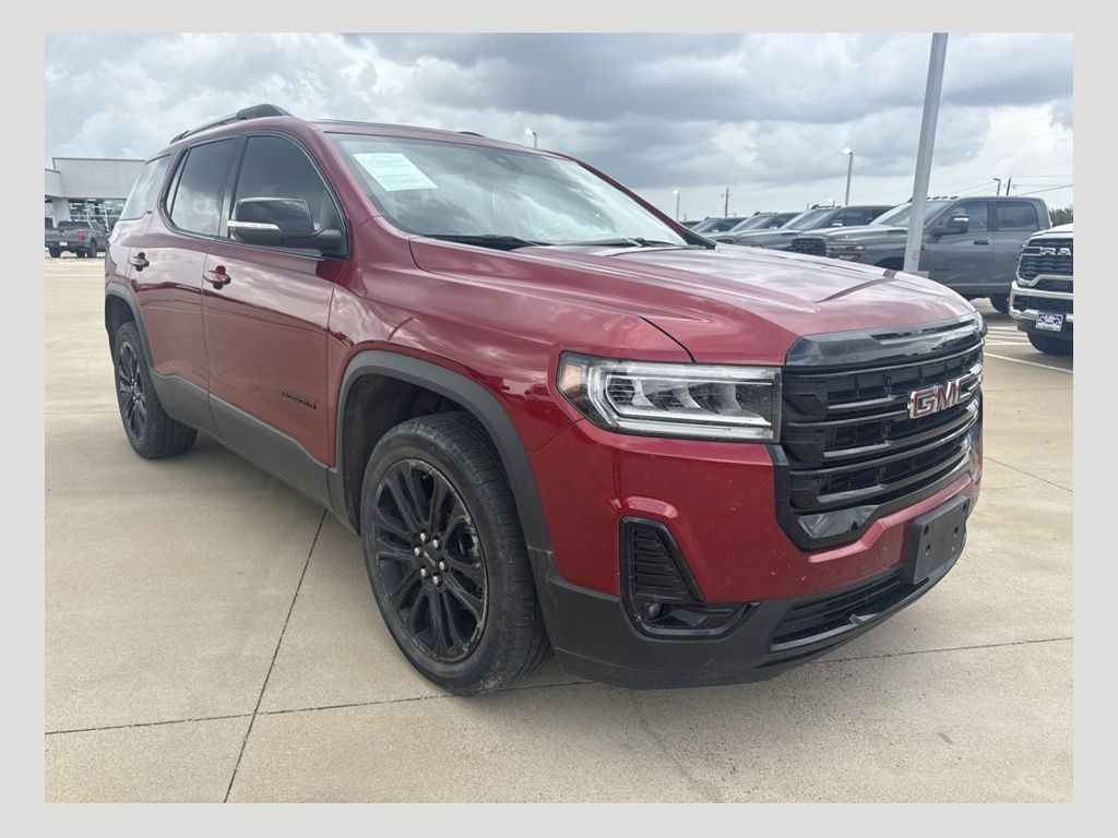 Volcanic Red Tintcoat 2023 GMC Acadia SUV / Crossover Front-Wheel Drive 9-Speed Automatic