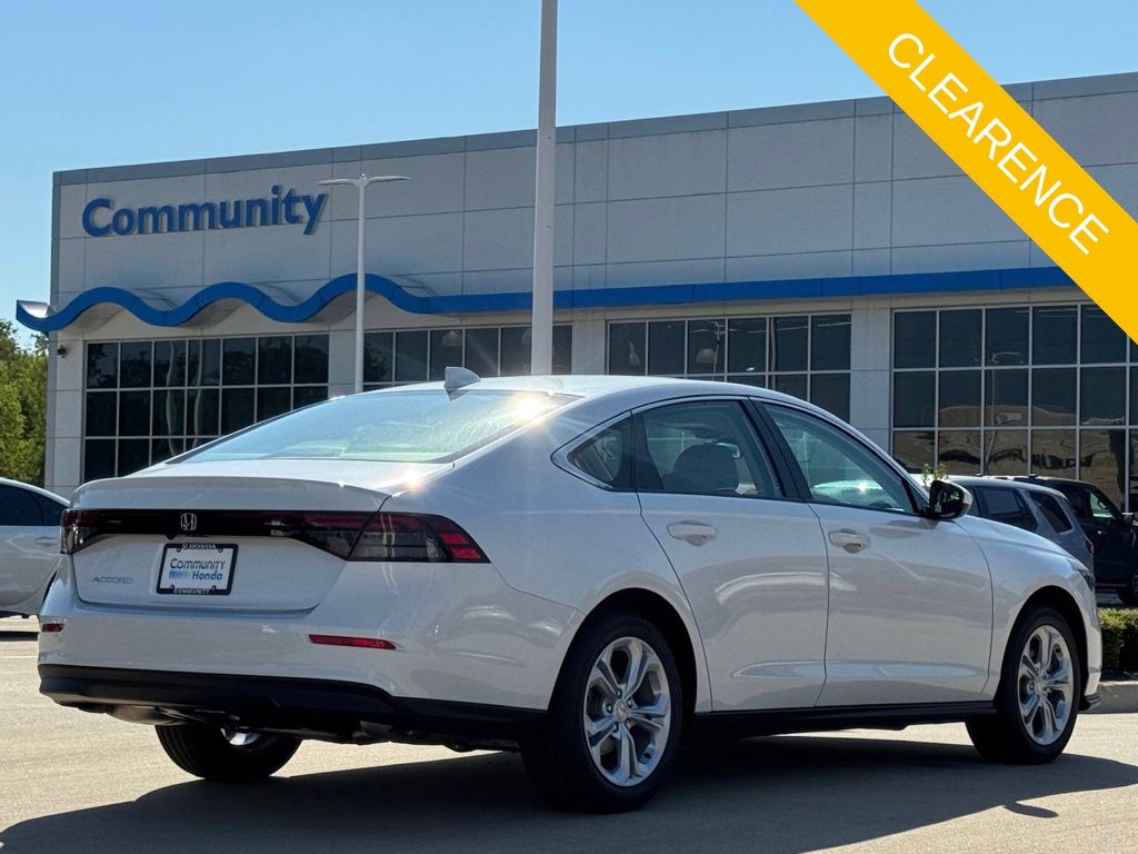 2025 Honda Accord LX White at Community Honda