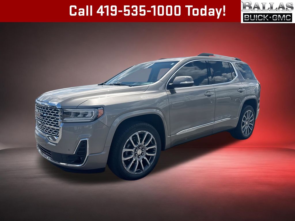 Light Stone Metallic 2023 GMC Acadia SUV / Crossover Four-Wheel Drive 9-Speed Automatic