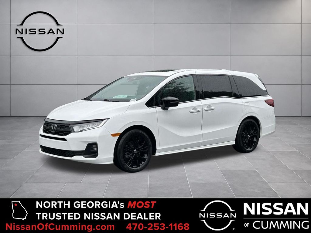 Platinum White Pearl 2025 Honda Odyssey Minivan Front-Wheel Drive Automatic