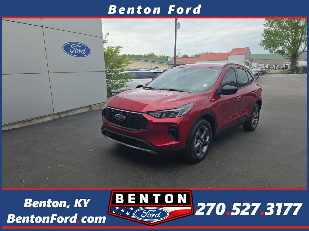 Red Metallic 2025 Ford Escape Hybrid ST-Line FWD SUV / Crossover Front-Wheel Drive Continuously Variable Transmission