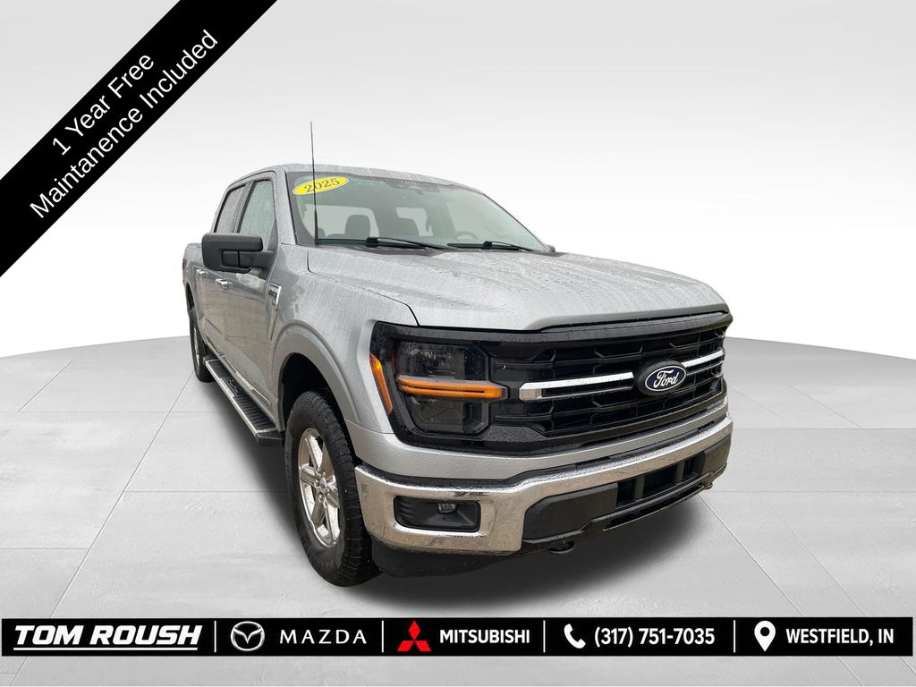 Silver Metallic 2025 Ford F-150 Pickup Truck Four-Wheel Drive Automatic