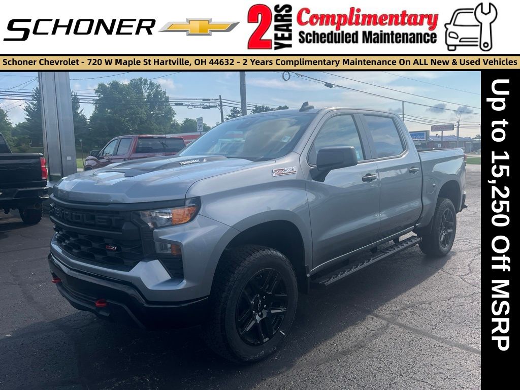 Sterling Gray Metallic 2026 Chevrolet Silverado 1500 Pickup Truck Four-Wheel Drive 8-Speed Automatic