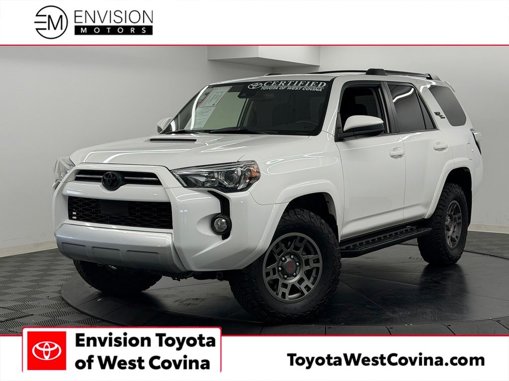 Super White 2020 Toyota 4Runner SUV / Crossover Four-Wheel Drive 5-Speed Automatic Overdrive