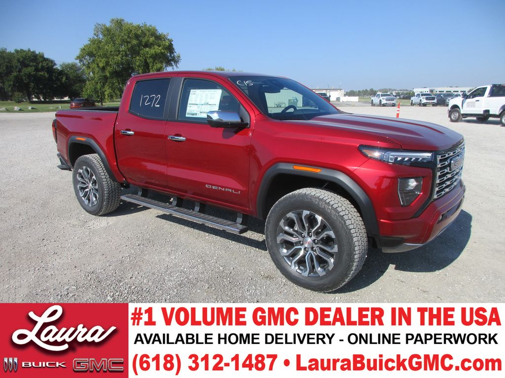 Volcanic Red Tintcoat 2026 GMC Canyon Pickup Truck Four-Wheel Drive 8-Speed Automatic