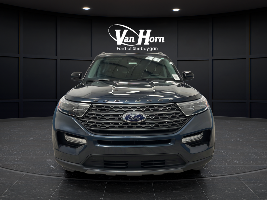 Used 2023 Stone Blue Metallic Ford XLT image 2