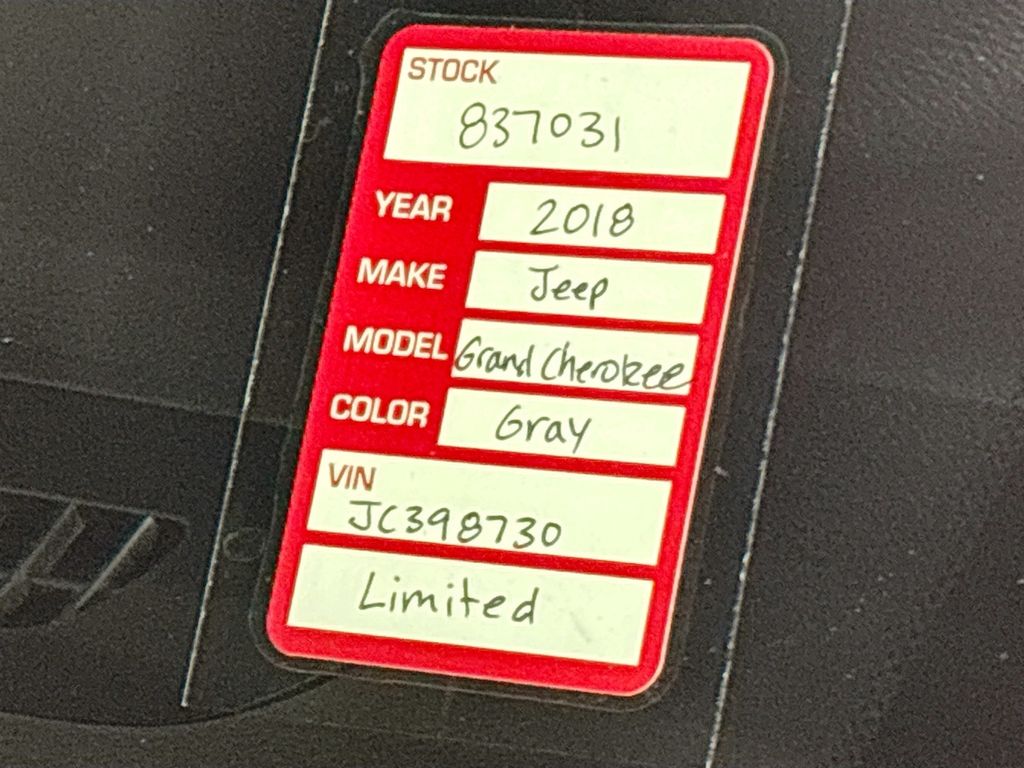 2018 Jeep Grand Cherokee Limited