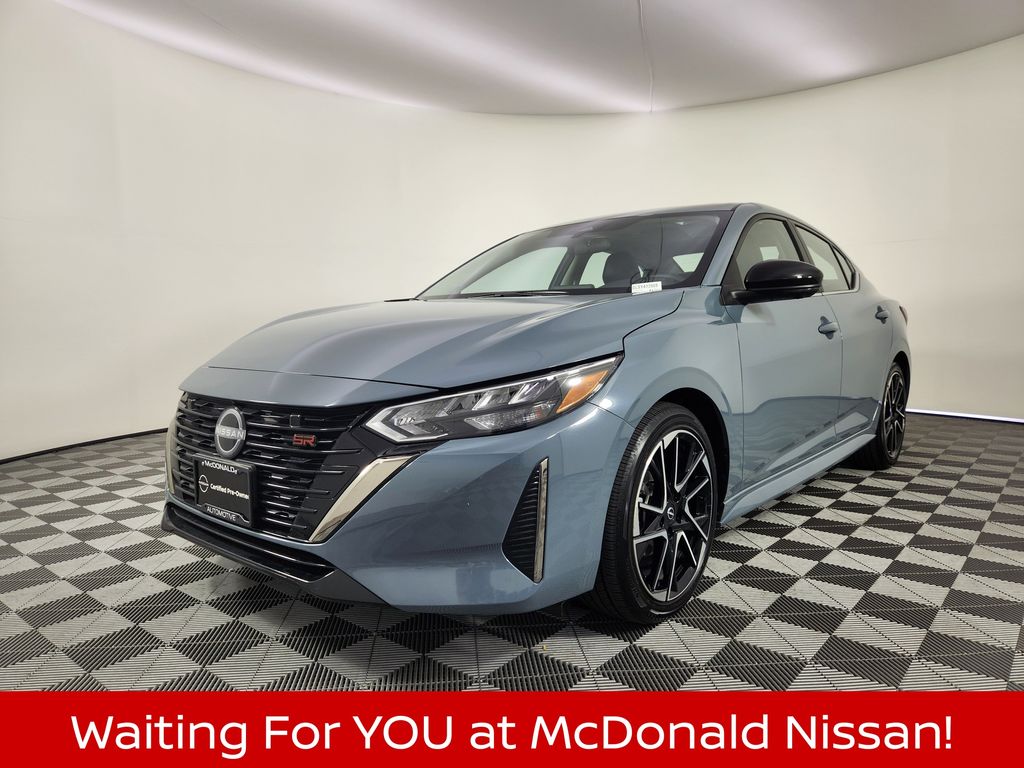 Atlantic Gray Metallic 2025 Nissan Sentra Sedan Front-Wheel Drive Continuously Variable Transmission