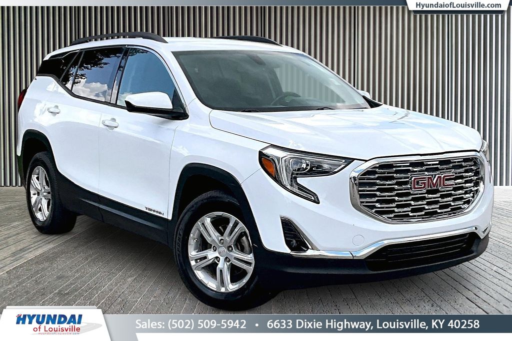 Summit White 2020 GMC Terrain SUV / Crossover Four-Wheel Drive 9-Speed Automatic