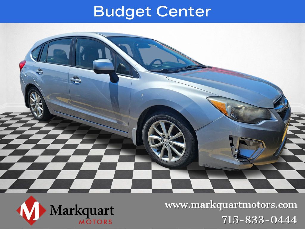 Ice Silver Metallic 2014 Subaru Impreza 2.0i Premium Wagon Hatchback All-Wheel Drive Continuously Variable Transmission