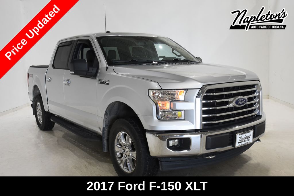 Ingot Silver 2017 Ford F-150 Pickup Truck Four-Wheel Drive 6-Speed Automatic