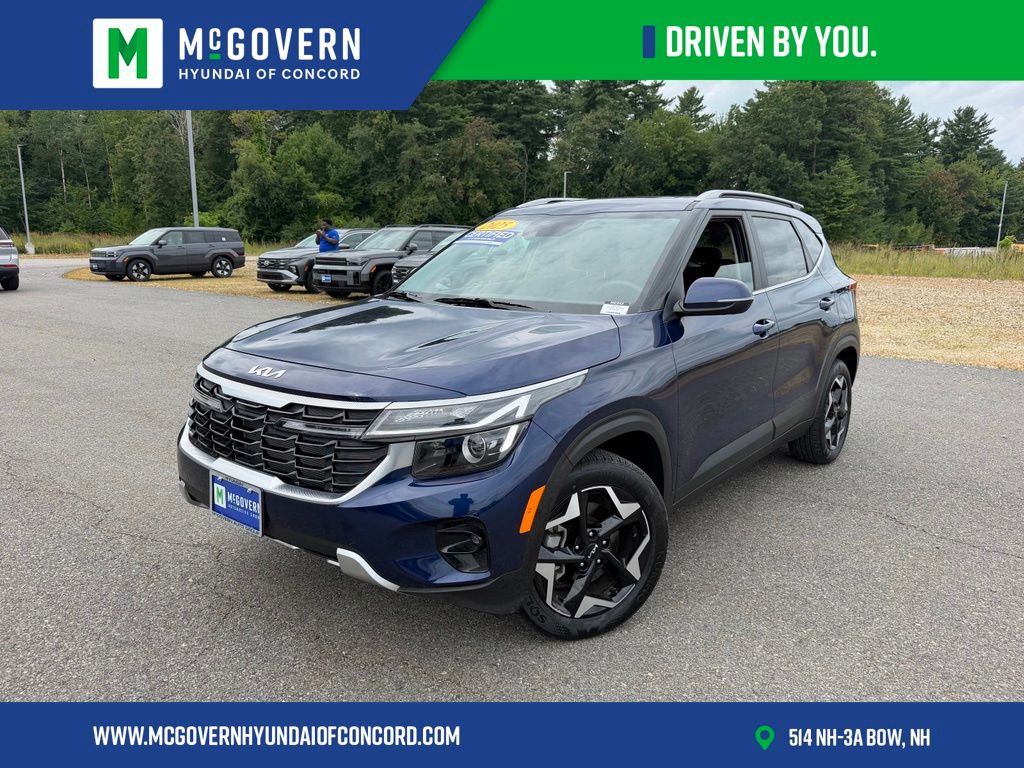 Dark Ocean Blue 2025 Kia Seltos SUV / Crossover All-Wheel Drive Continuously Variable Transmission