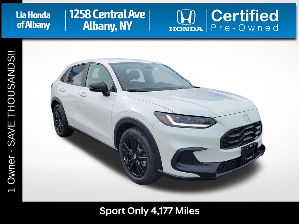 Platinum White Pearl 2026 Honda HR-V Sport AWD SUV / Crossover All-Wheel Drive Continuously Variable Transmission