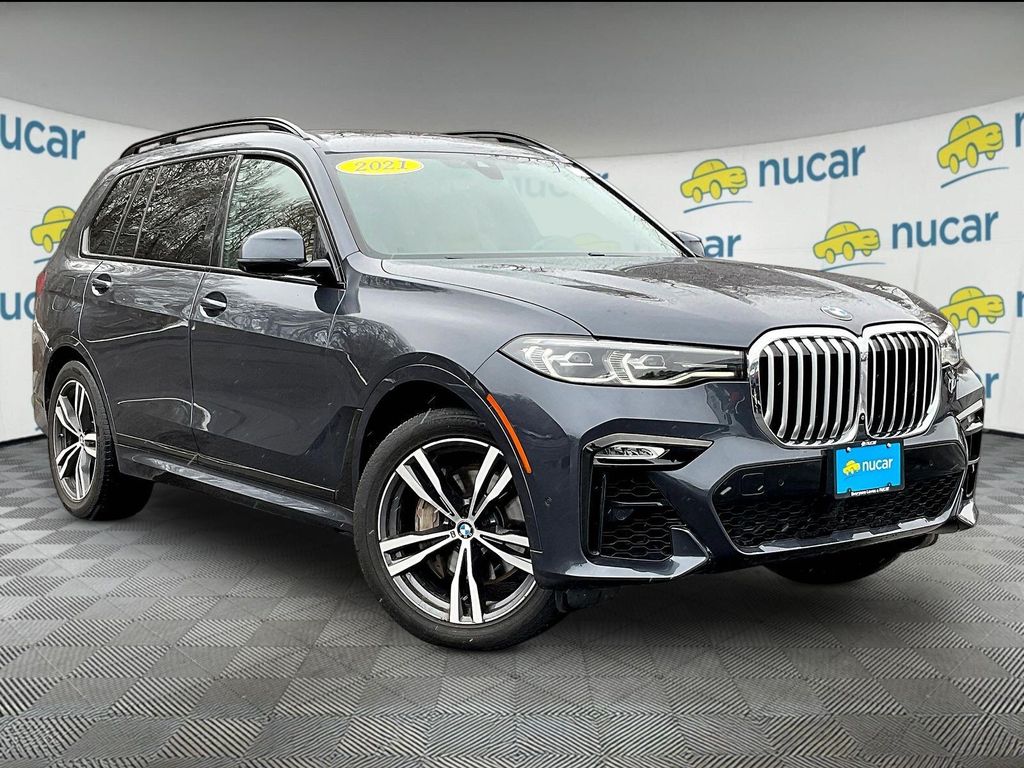 Arctic Gray Metallic 2021 BMW X7 xDrive40i AWD SUV / Crossover All-Wheel Drive 8-Speed Automatic