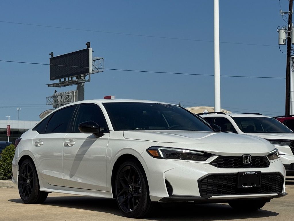 2026 Honda Civic Hybrid Sport White at Community Honda