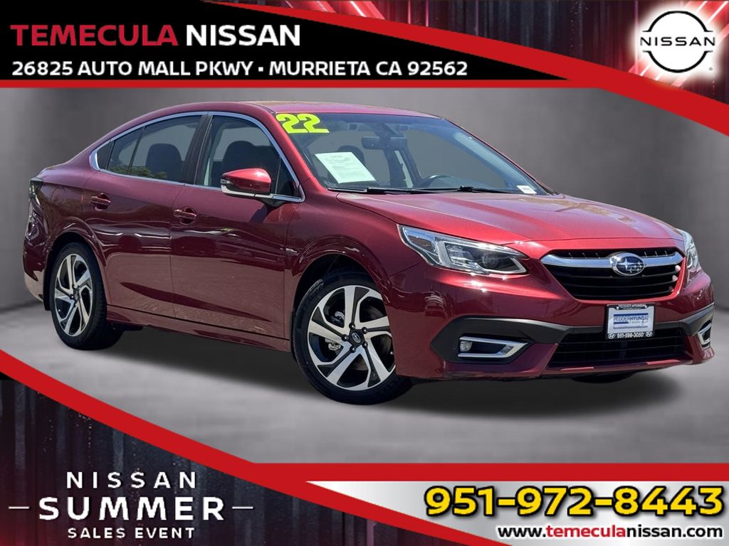 Crimson Red Pearl 2022 Subaru Legacy Sedan All-Wheel Drive Continuously Variable Transmission