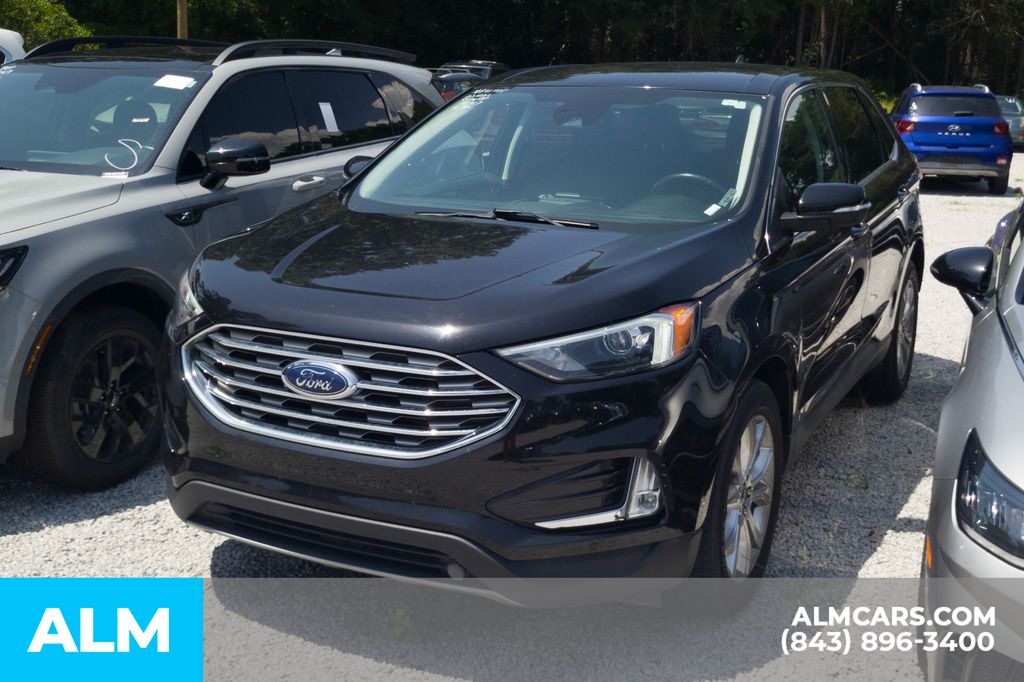 Used 2022 Black Ford Titanium image 22