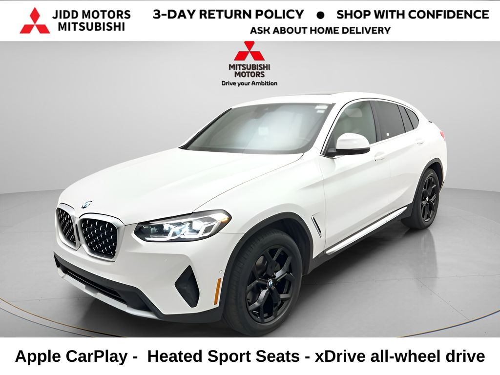 White Metallic 2025 BMW X4 xDrive30i SUV / Crossover All-Wheel Drive 8-Speed Automatic