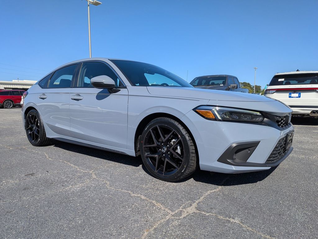 Sonic Gray Pearl 2024 Honda Civic Hatchback Sport Touring FWD Hatchback Front-Wheel Drive Continuously Variable Transmission