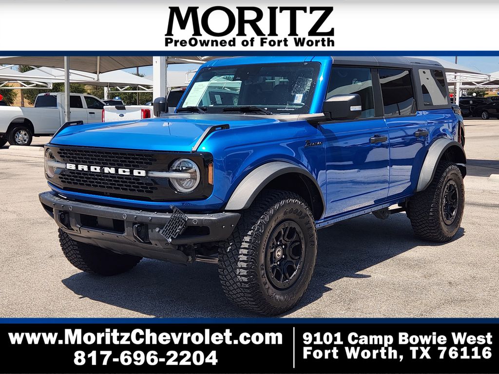 Velocity Blue Metallic 2023 Ford Bronco SUV / Crossover Four-Wheel Drive Automatic