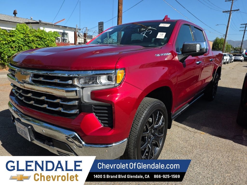 Radiant Red Tintcoat 2024 Chevrolet Silverado 1500 Pickup Truck Four-Wheel Drive Automatic