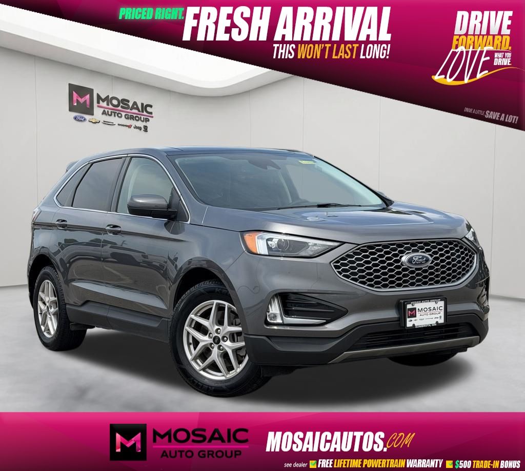 Gray Metallic 2023 Ford Edge SUV / Crossover All-Wheel Drive 8-Speed Automatic