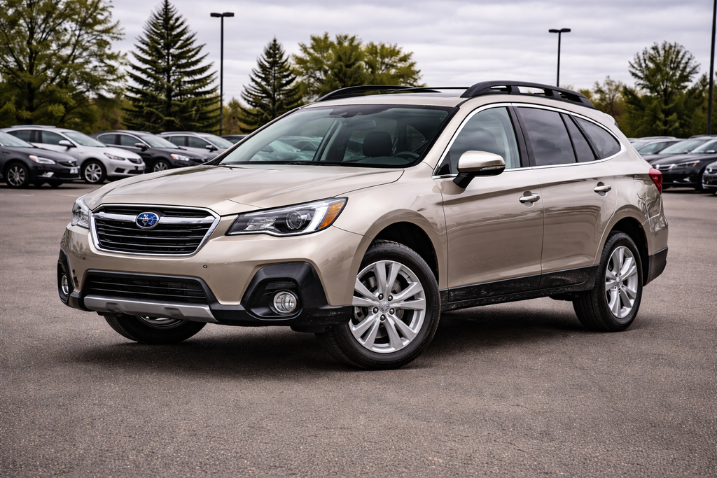 Gray (Tungsten Metallic) 2018 Subaru Outback 2.5i Premium AWD Wagon All-Wheel Drive Continuously Variable Transmission