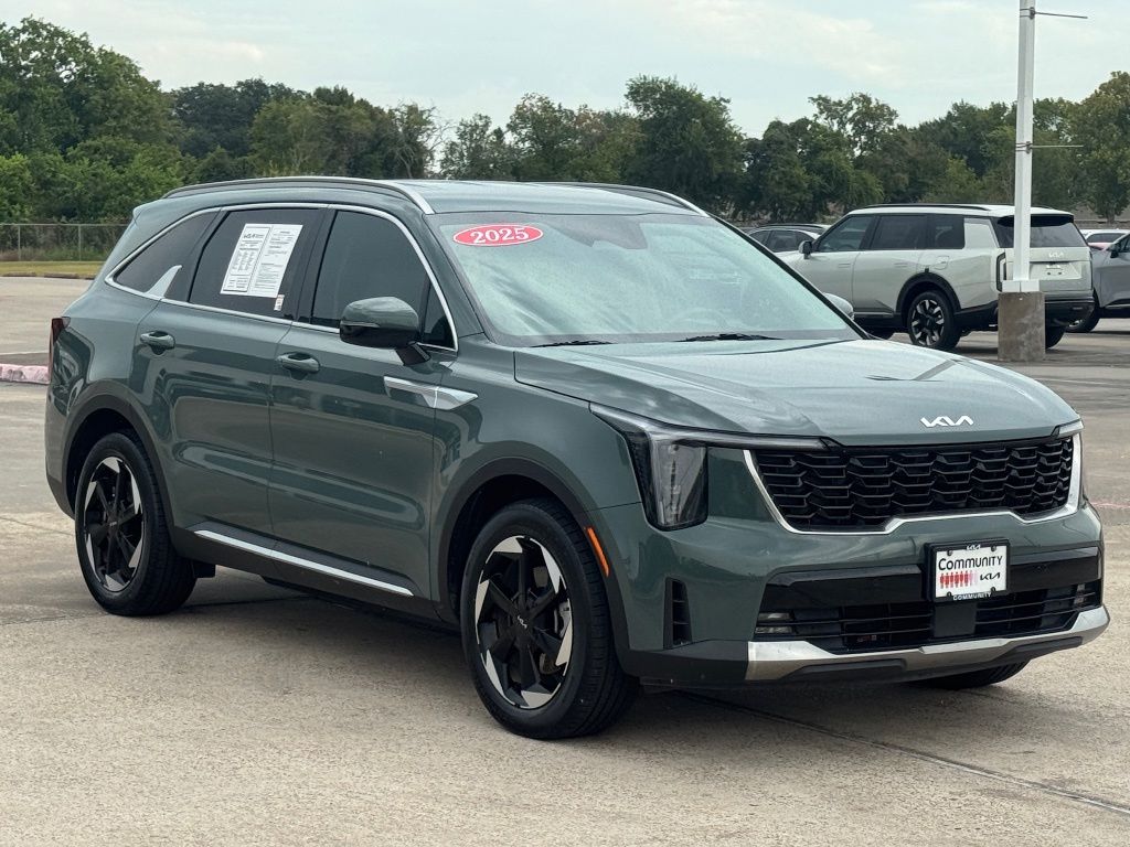 2025 Kia Sorento Hybrid EX Green at DeMontrond Automotive Group