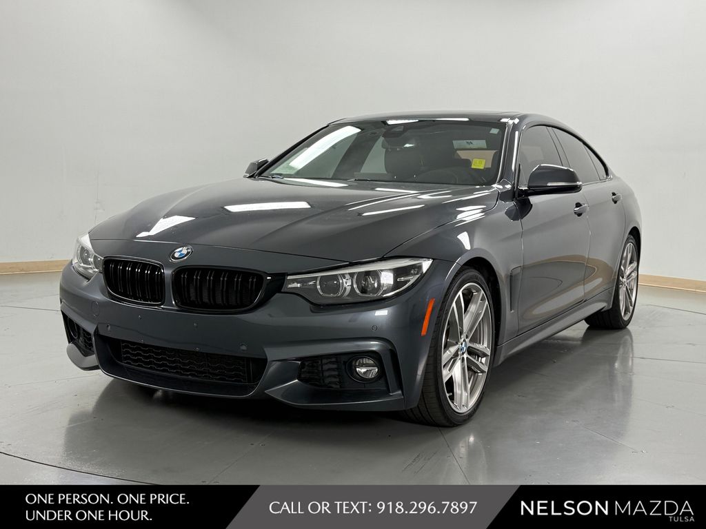 Mineral Gray Metallic 2018 BMW 4 Series Sedan Rear-Wheel Drive 8-Speed Automatic