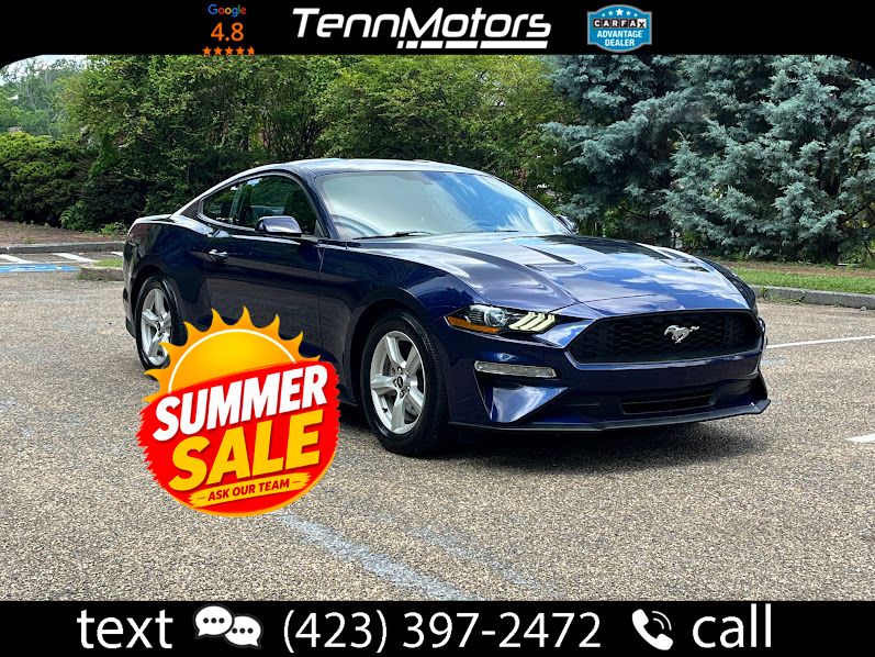 Kona Blue Metallic 2019 Ford Mustang Coupe Rear-Wheel Drive Automatic