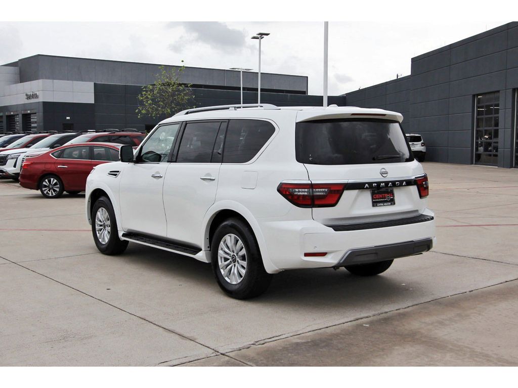 2024 Nissan Armada SV White at DeMontrond Ford