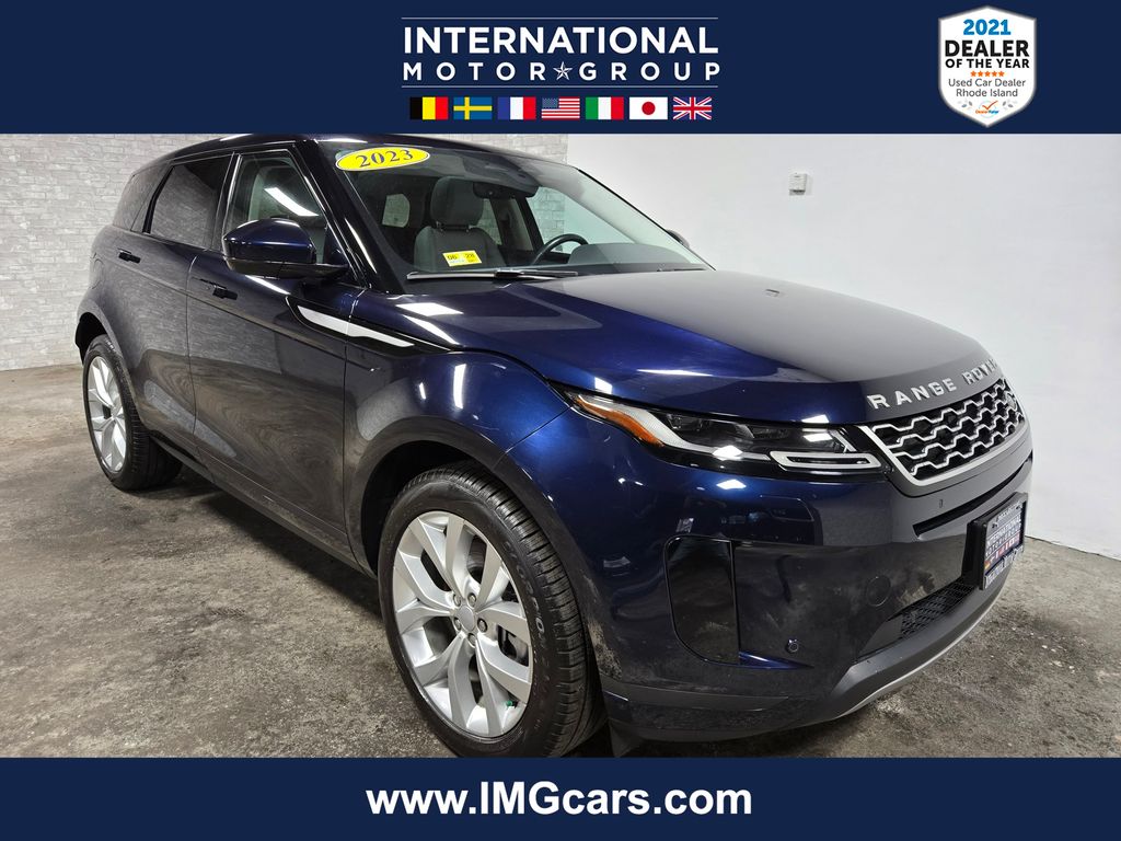 Portofino Blue Metallic 2023 Land Rover Range Rover Evoque SUV / Crossover All-Wheel Drive 9-Speed Automatic