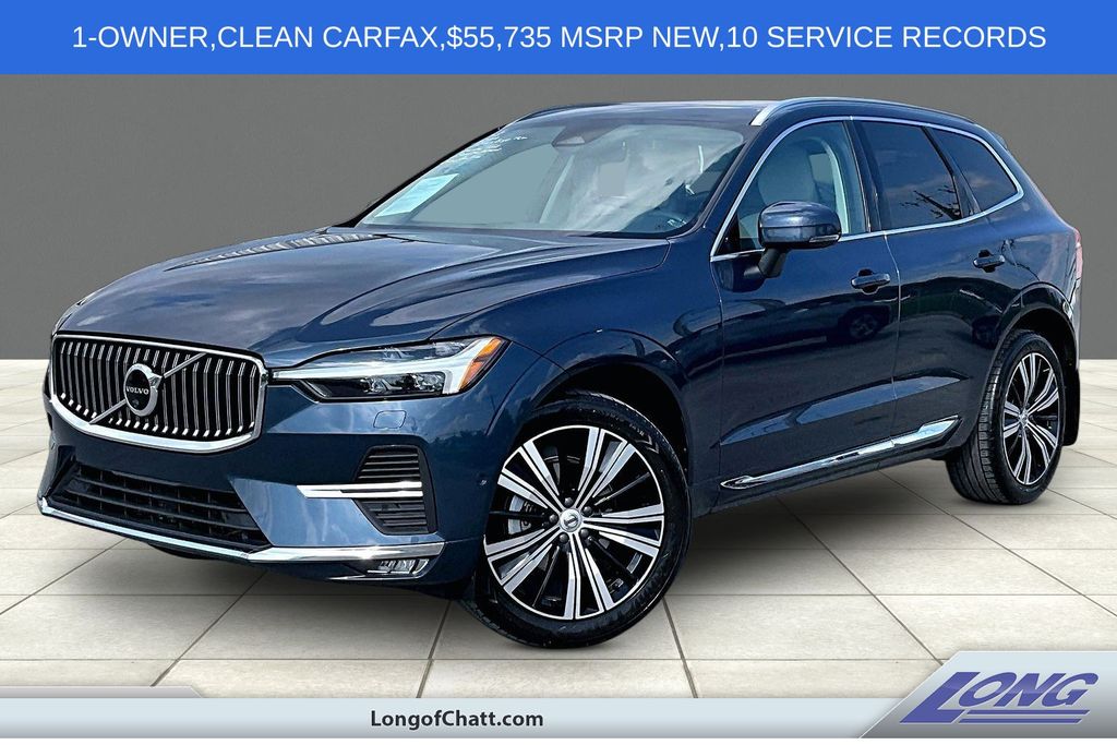 Denim Blue Metallic 2023 Volvo XC60 SUV / Crossover All-Wheel Drive Automatic