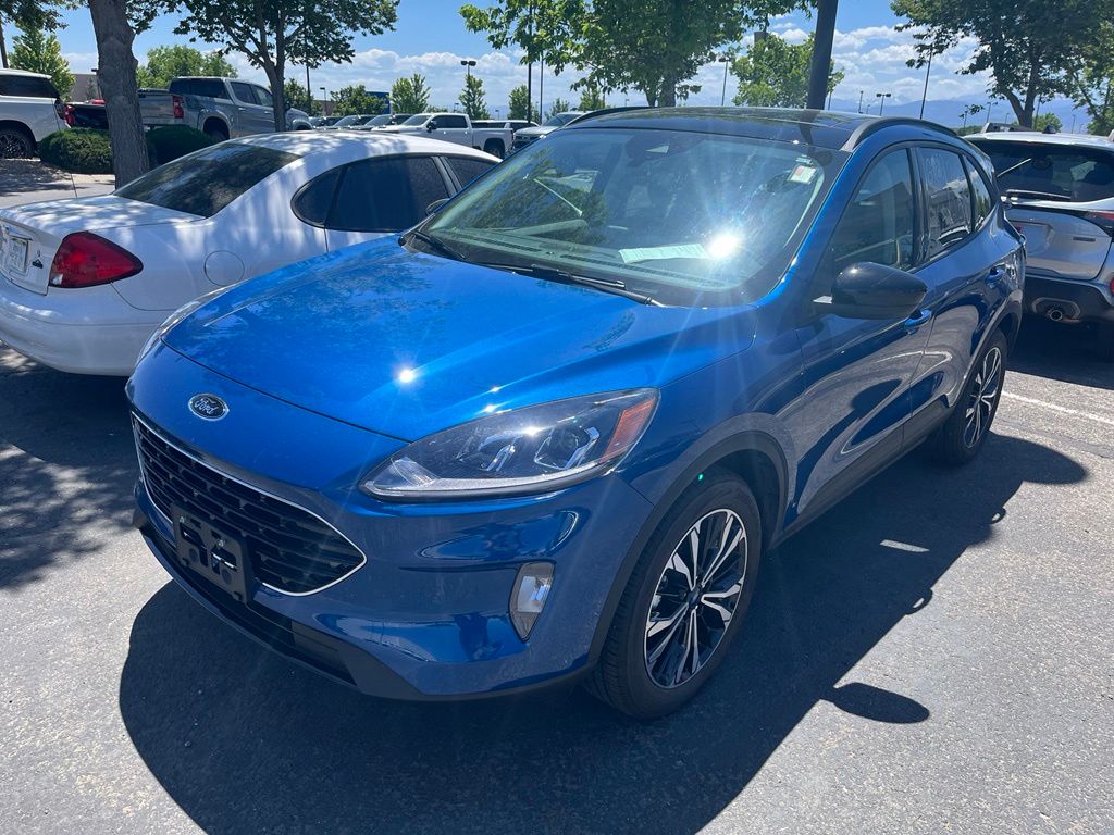 Blue Metallic 2022 Ford Escape SEL AWD SUV / Crossover All-Wheel Drive 8-Speed Automatic