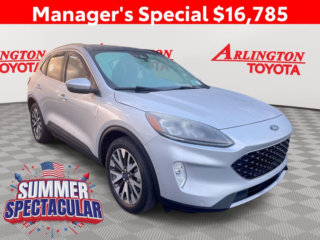 Ingot Silver Metallic 2020 Ford Escape SUV / Crossover All-Wheel Drive 8-Speed Automatic