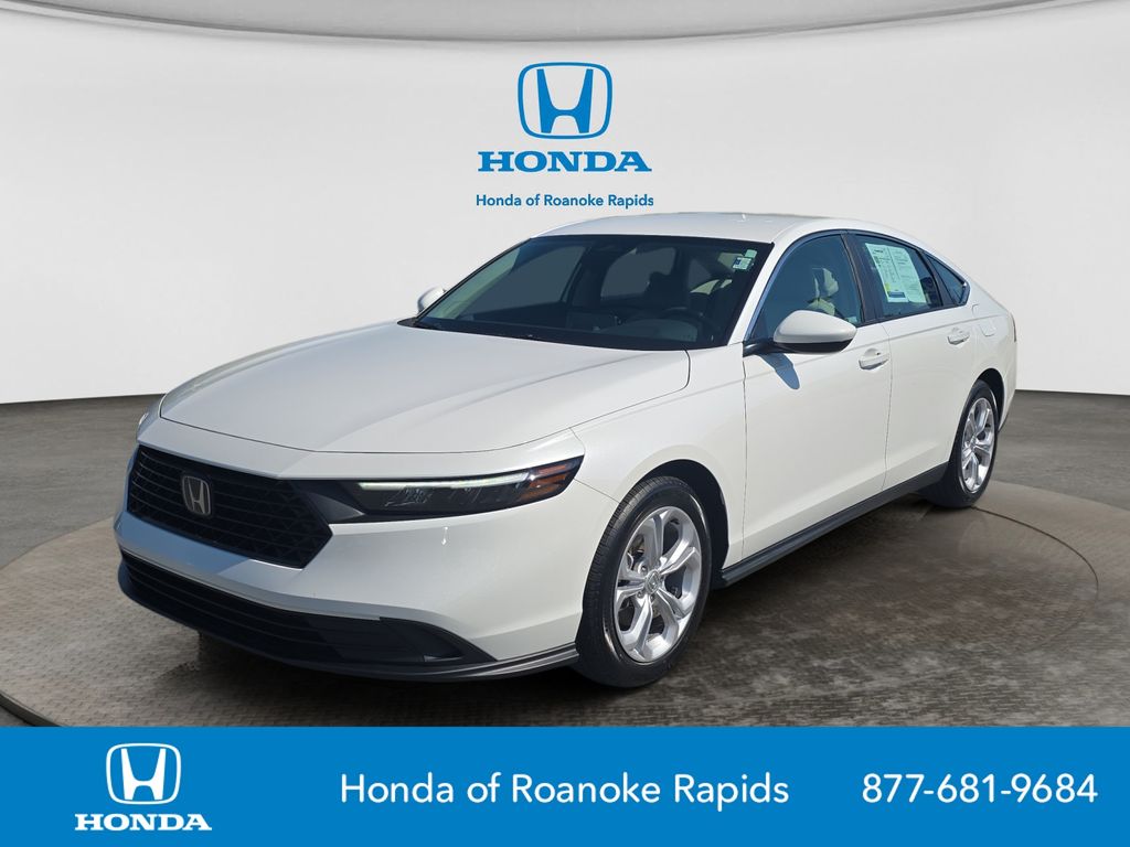 Platinum White Pearl 2025 Honda Accord Sedan Front-Wheel Drive Continuously Variable Transmission
