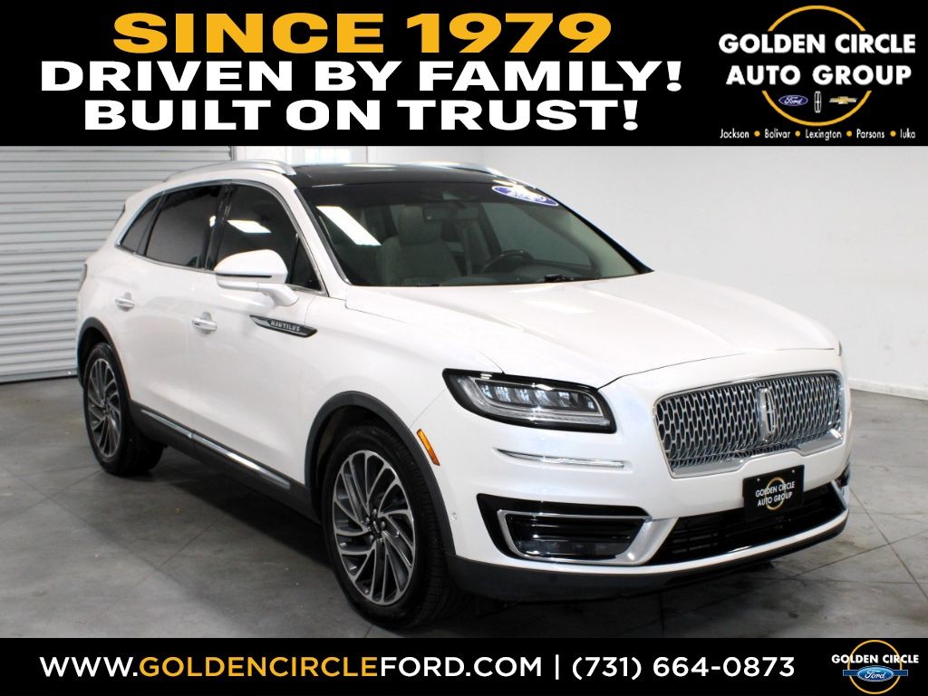 White Platinum Tri-Coat 2019 Lincoln Nautilus SUV / Crossover Front-Wheel Drive 8-Speed Automatic