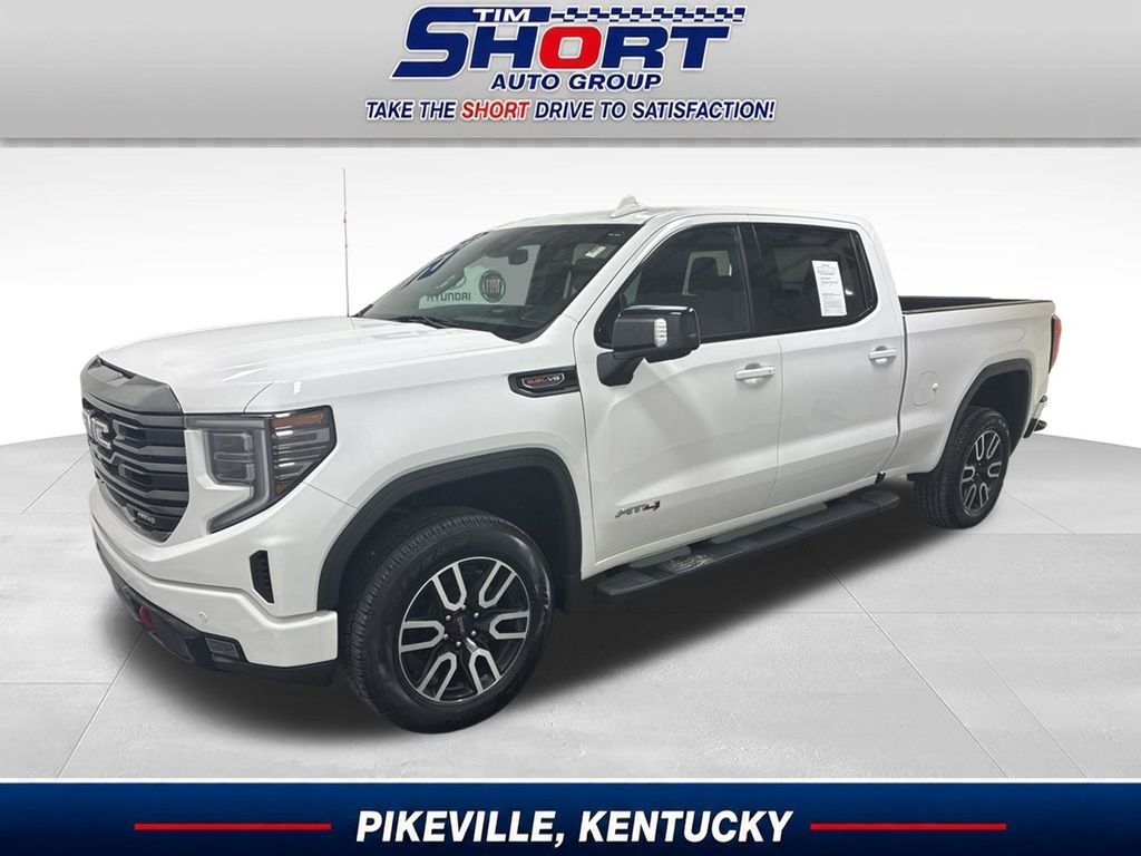 White 2023 GMC Sierra 1500 Pickup Truck Four-Wheel Drive Automatic