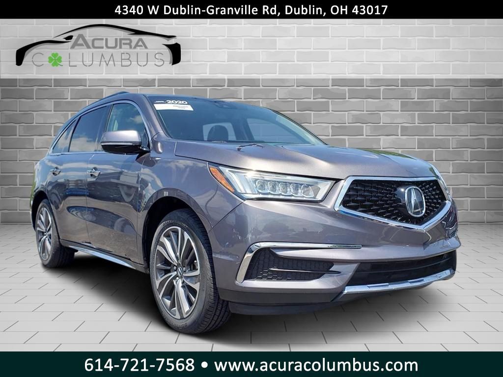 Gray (Modern Steel Metallic) 2020 Acura MDX SUV / Crossover All-Wheel Drive 9-Speed Automatic