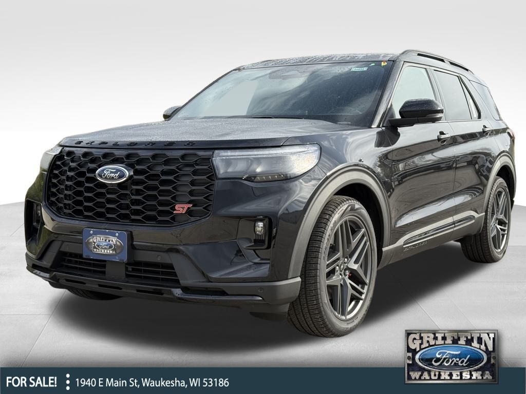 Agate Black Metallic 2026 Ford Explorer SUV / Crossover All-Wheel Drive Automatic