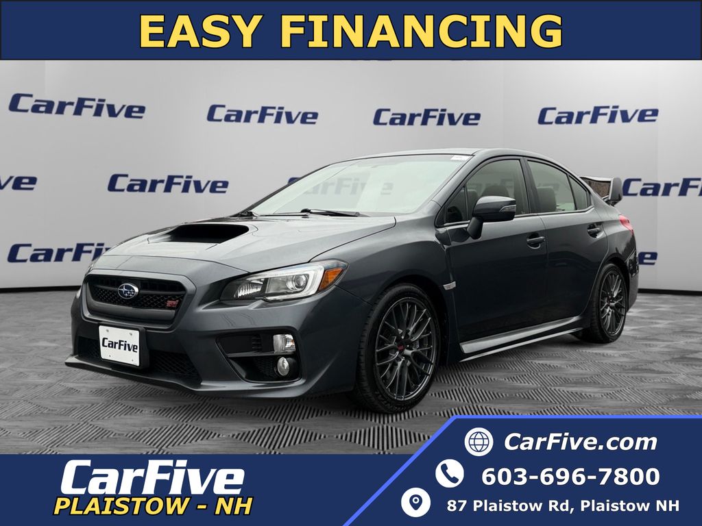 Dark Gray Metallic 2017 Subaru WRX STI AWD Sedan All-Wheel Drive 6-Speed Manual