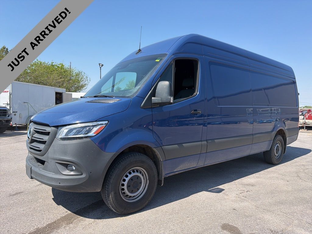 Blue 2024 Mercedes-Benz Sprinter Cargo 2500 170 High Roof RWD Van Rear-Wheel Drive 9-Speed Automatic