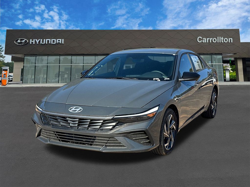 Ecotronic Gray Pearl 2025 Hyundai Elantra Hybrid SEL Sport FWD Sedan Front-Wheel Drive 6-Speed Dual Clutch