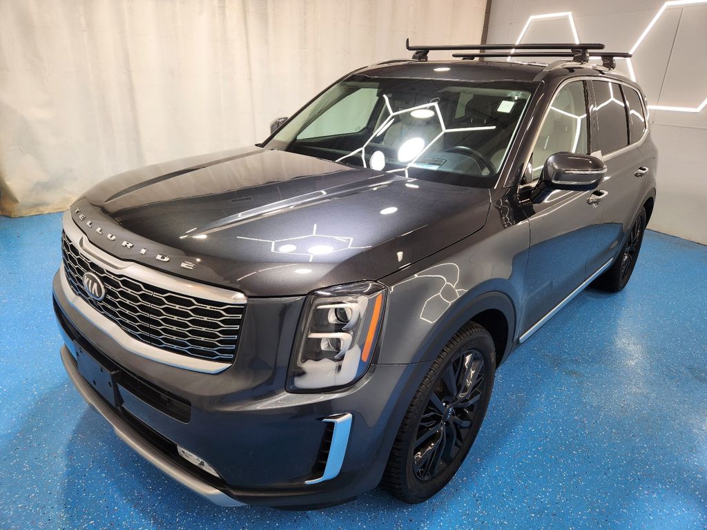 Gravity Gray 2021 Kia Telluride SX AWD SUV / Crossover All-Wheel Drive 8-Speed Automatic