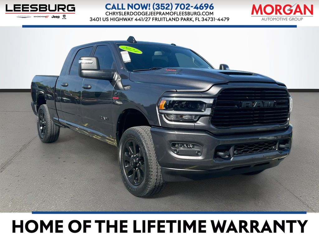 Crystal Metallic 2024 RAM 3500 Pickup Truck Four-Wheel Drive 6-Speed Automatic
