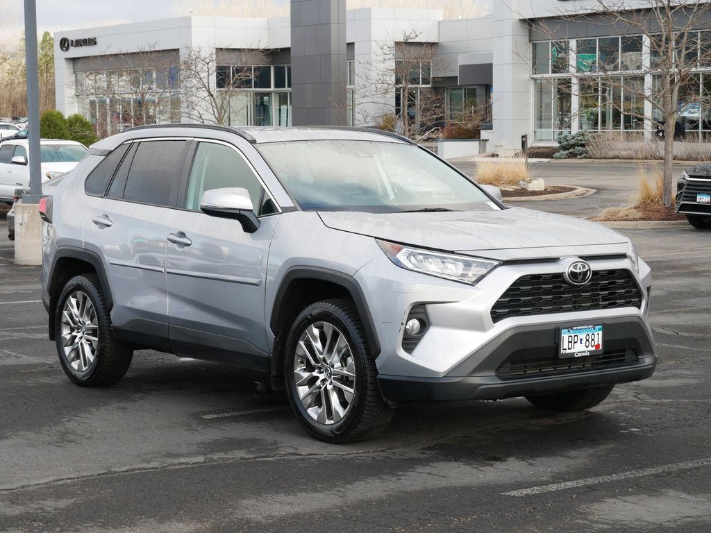 Silver Sky Metallic 2021 Toyota RAV4 XLE Premium AWD SUV / Crossover All-Wheel Drive 8-Speed Automatic