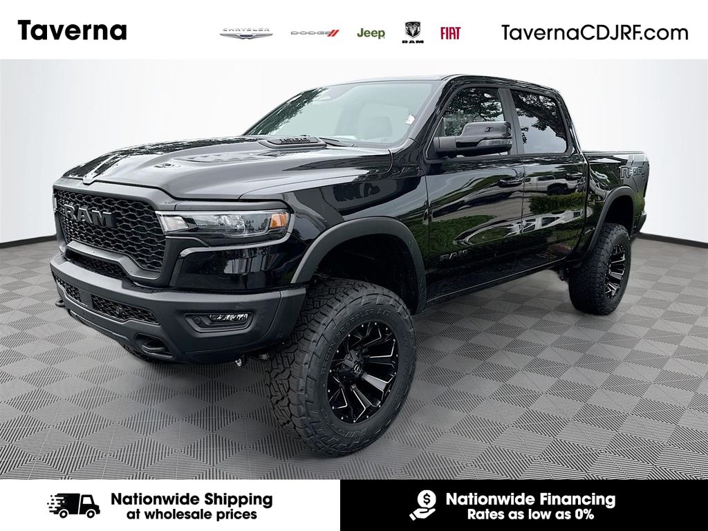 Diamond Black 2026 RAM 1500 Pickup Truck Four-Wheel Drive 8-Speed Automatic