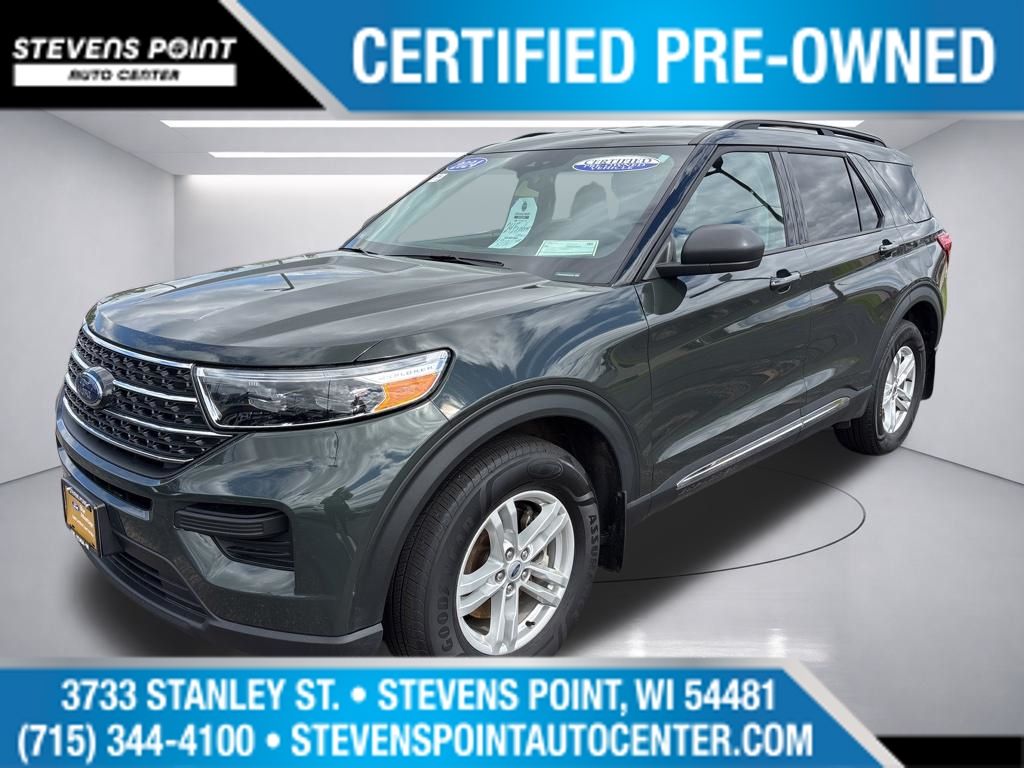 Forged Green Metallic 2024 Ford Explorer XLT AWD SUV / Crossover All-Wheel Drive Automatic