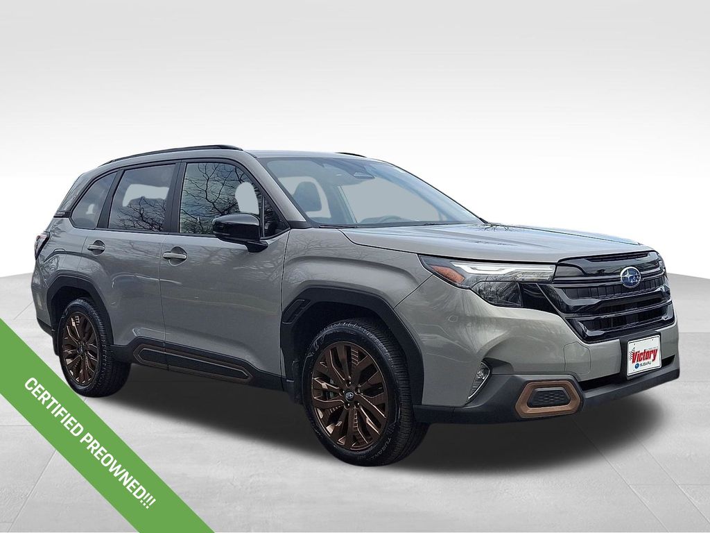 River Rock Pearl 2025 Subaru Forester SUV / Crossover All-Wheel Drive Continuously Variable Transmission